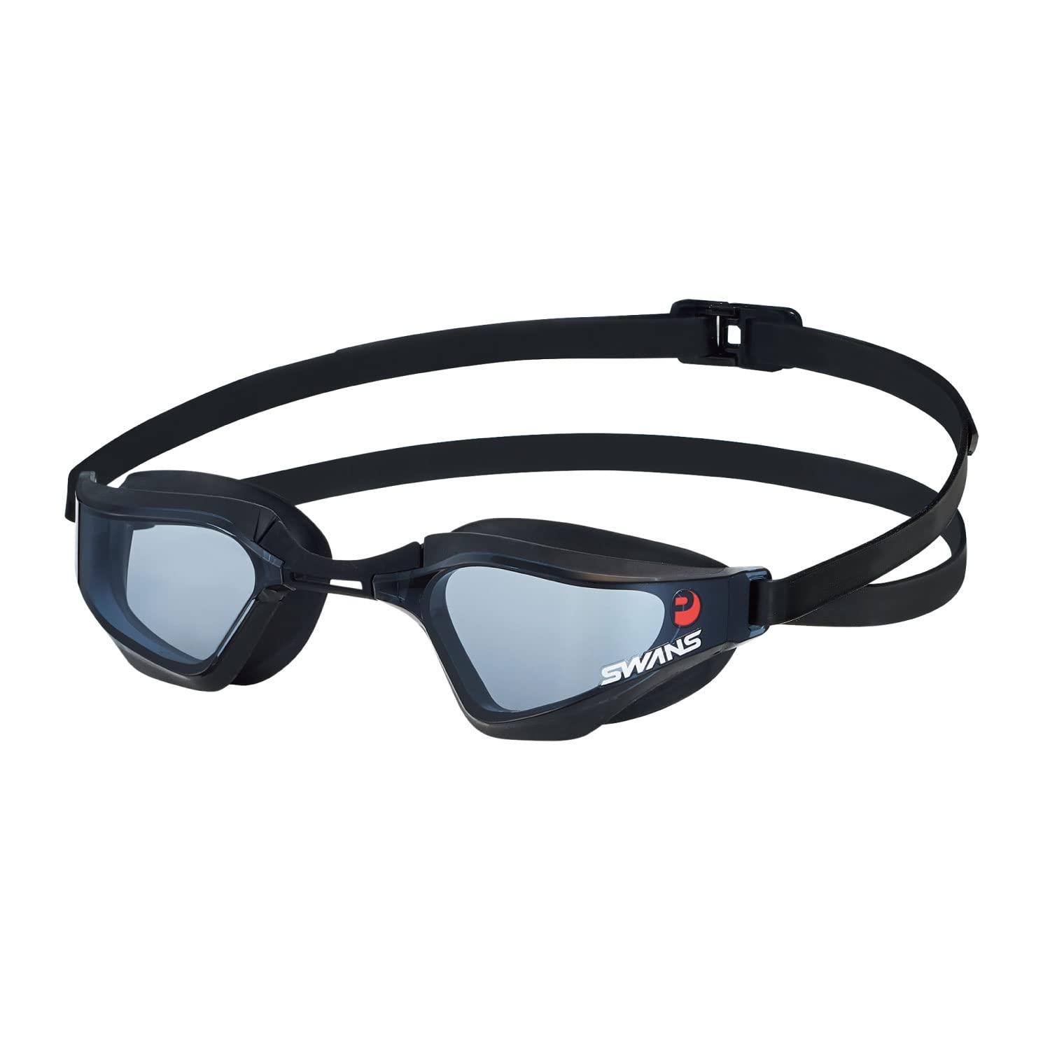 SWANS Japanese-made Swimming Goggles VALKYRIE SR-72NPAFAB SMBK Smoke Racing Anti-Fog with Cushion FINA Approved Model Antibacterial