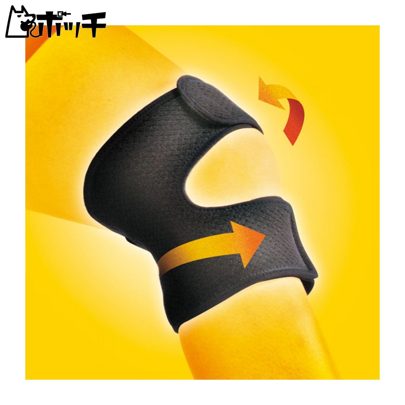 D&M Asmedi Knee Support Knee Brace 1 Piece Unisex Made in Japan Black One Size Fits All 108649 Level 4 Open Type Short Length Stabilizing Support Stretch Compression