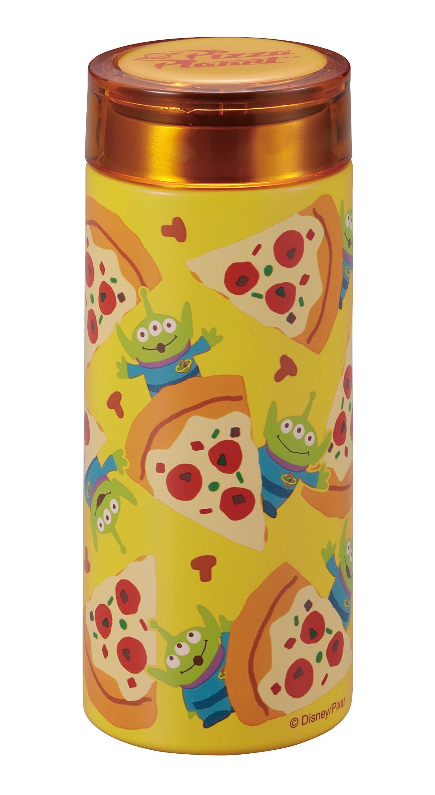 Pearl Metal Water Bottle Mag Bottle Disney·Pixar Smart Personal Bottle 200ml Lightweight Vacuum Double-Wall Construction Heat Retention/Cold Retention Toy Story/Pizza