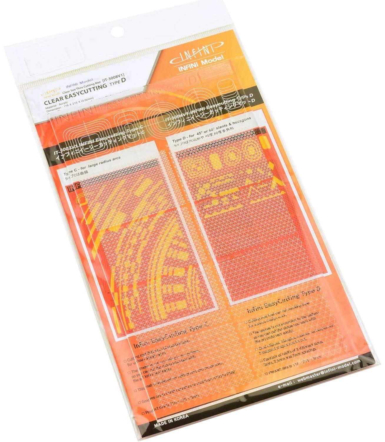 Clear Easy Cutting Mat D (45°/60°)