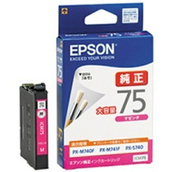 Epson Ink Cartridge Magenta High Capacity ICM75 1 piece
