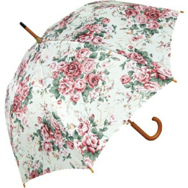 U-Power Umbrella Multicolor 58cm (Rib Length) Wooden Jump Umbrella Masterpiece Series Rose LEMON AU-02214