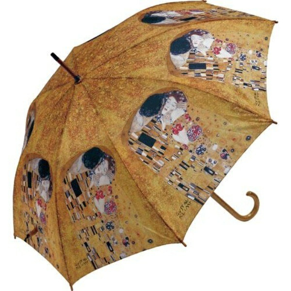 U-Power Masterpiece Wooden Jump Umbrella ~Museum Art Collection~ Klimt “The Kiss”