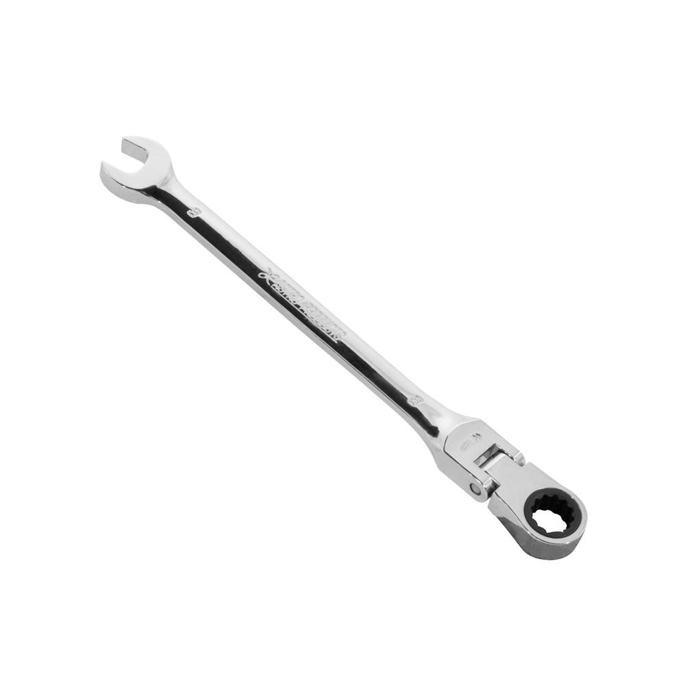 AP Flex Ratchet Combination Wrench 8mm | Wrench Ratchet Combination Wrench Spanner Gear Wrench Gear Final Tightening Temporary Tightening Flex Swivel 72-Tooth Maintenance DIY Repair Construction Inspection