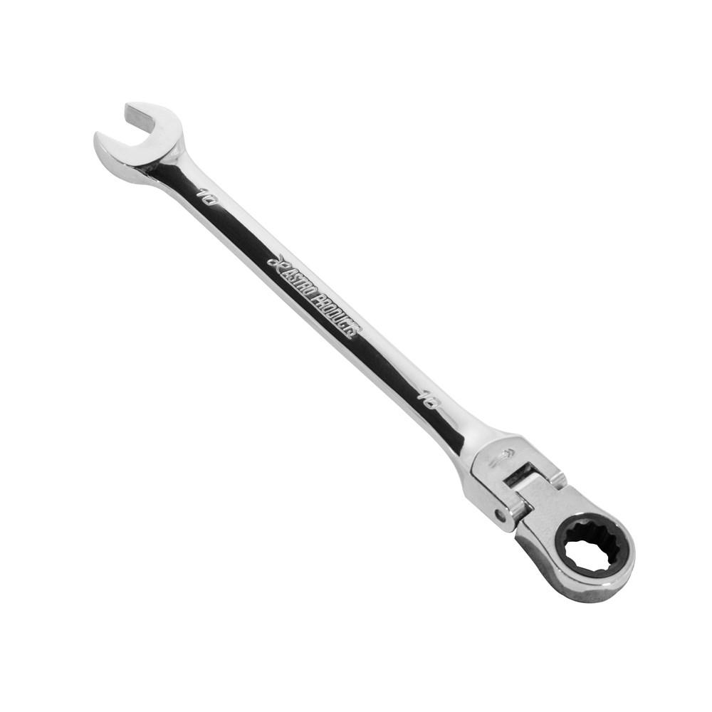 AP Flex Ratchet Combination Wrench 10mm | Wrench Ratchet Combination Wrench Spanner Gear Wrench Gear Final Tightening Temporary Tightening Flex Swivel 72-Tooth Maintenance DIY Repair Construction Inspection