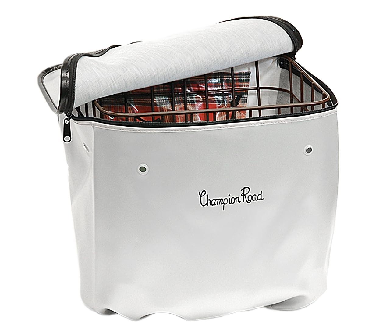 Yokoyama Saddle Cover Company Front Basket Cover Mallore M Silver (Width 360mm × Depth 260mm × Height 300mm)