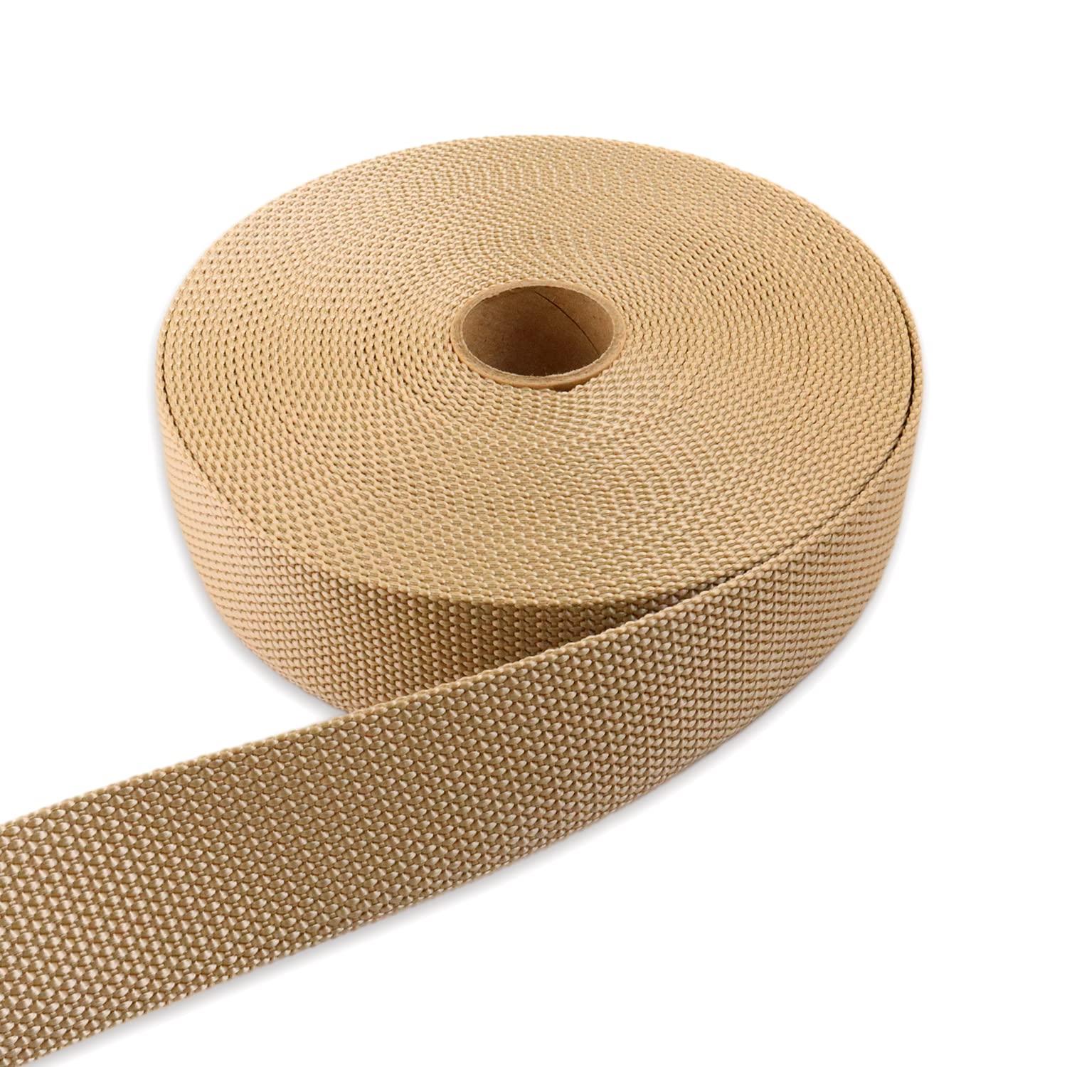 Nippon Chuko Pylene Band Polypropylene Tape Width 38mm x 10m Roll Beige PM38-10-5 Craft Supplies Tape Pylene Band