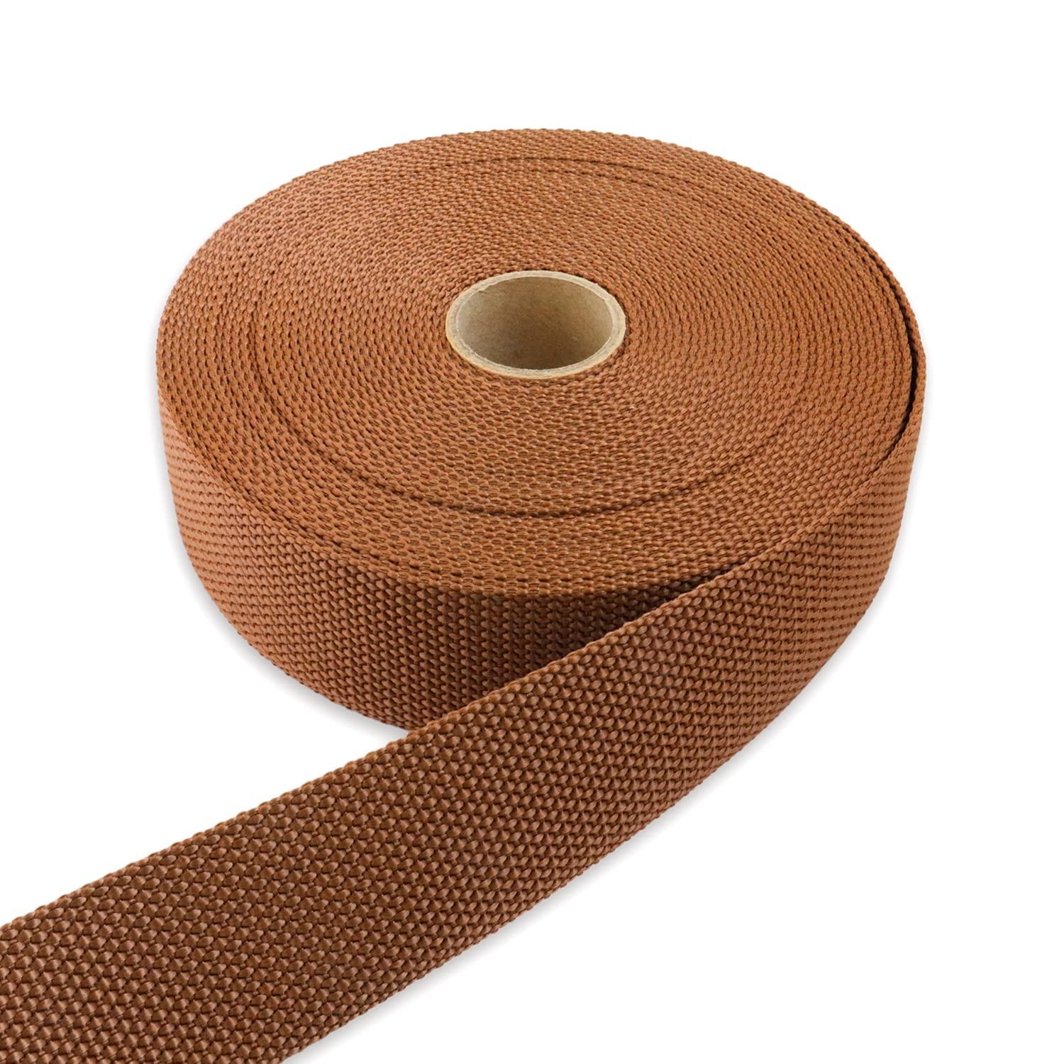 Nippon Chuko Pylene Band Polypropylene Tape Width 38mm x 10m Roll Brown PM38-10-11 Craft Supplies Tape Pylene Band