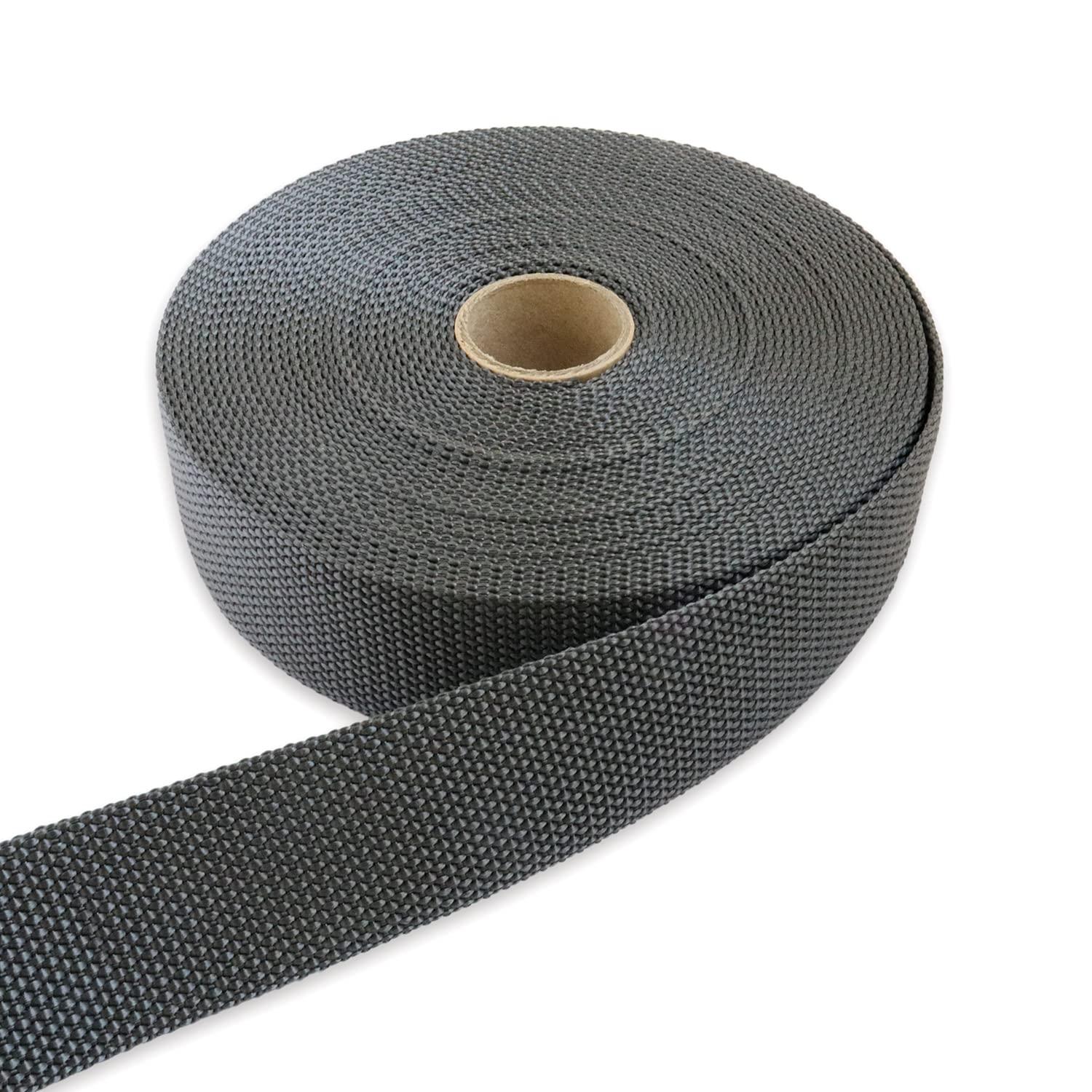 Nippon Chuko Pylen Band Polypropylene Tape Width 38mm x 10m Roll Dark Gray PM38-10-20 Craft Supplies Tape Pylen Band