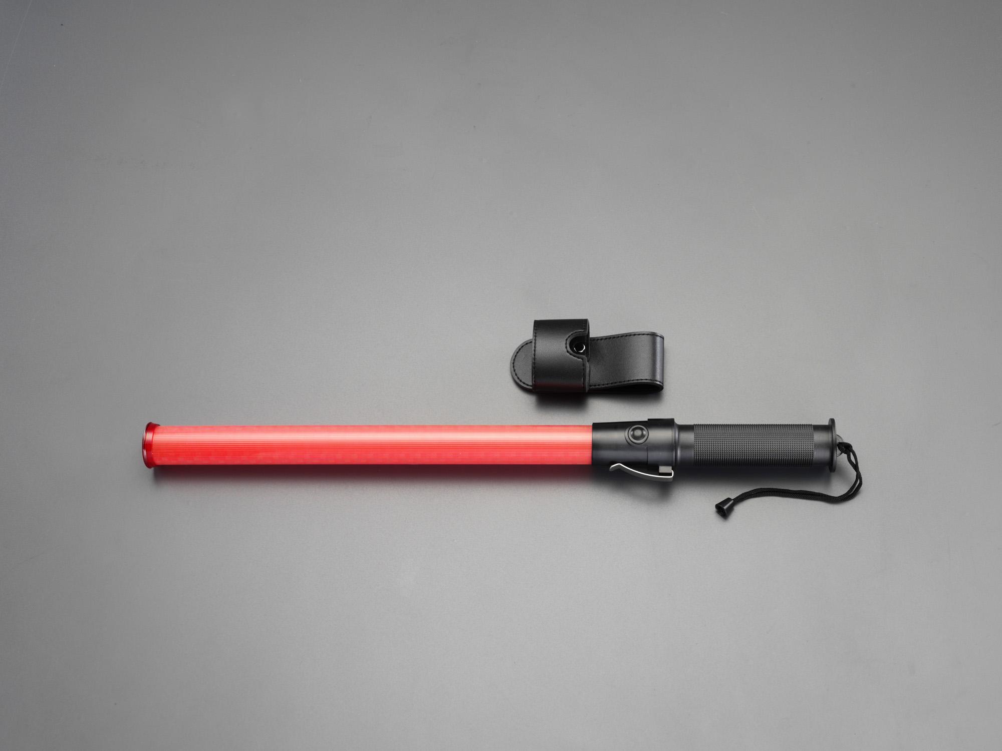[2 AA batteries required] LED Emergency Light (Red/520mm/Holster Included)