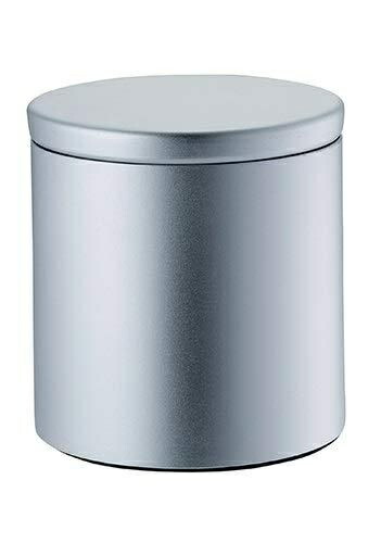 Sato Metal Industries SALUS Aluminum Round Box Silver SALUS205414