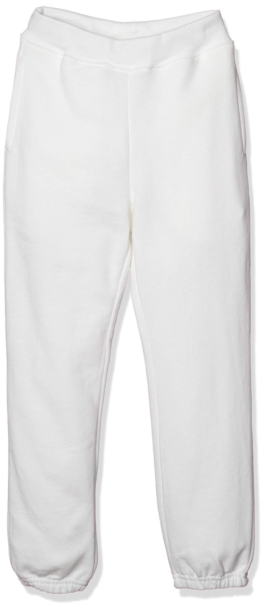 [Printstar] Sweatpants 8.4oz Brushed Lightweight Sweatpants Kids 00218-MLP_K White 110cm (Equivalent to Japanese Size 110)
