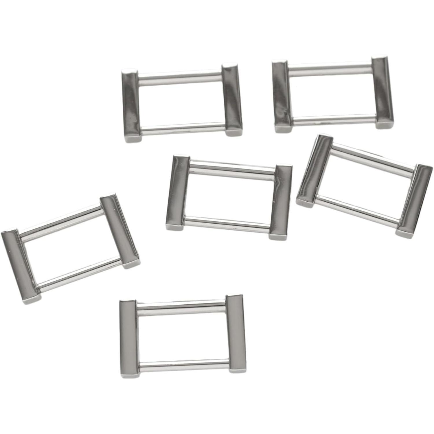 Nippon Button Trading Screw-Type Snap Button W3×H1.8cm 10-Piece Pack Silver TYP3650-S