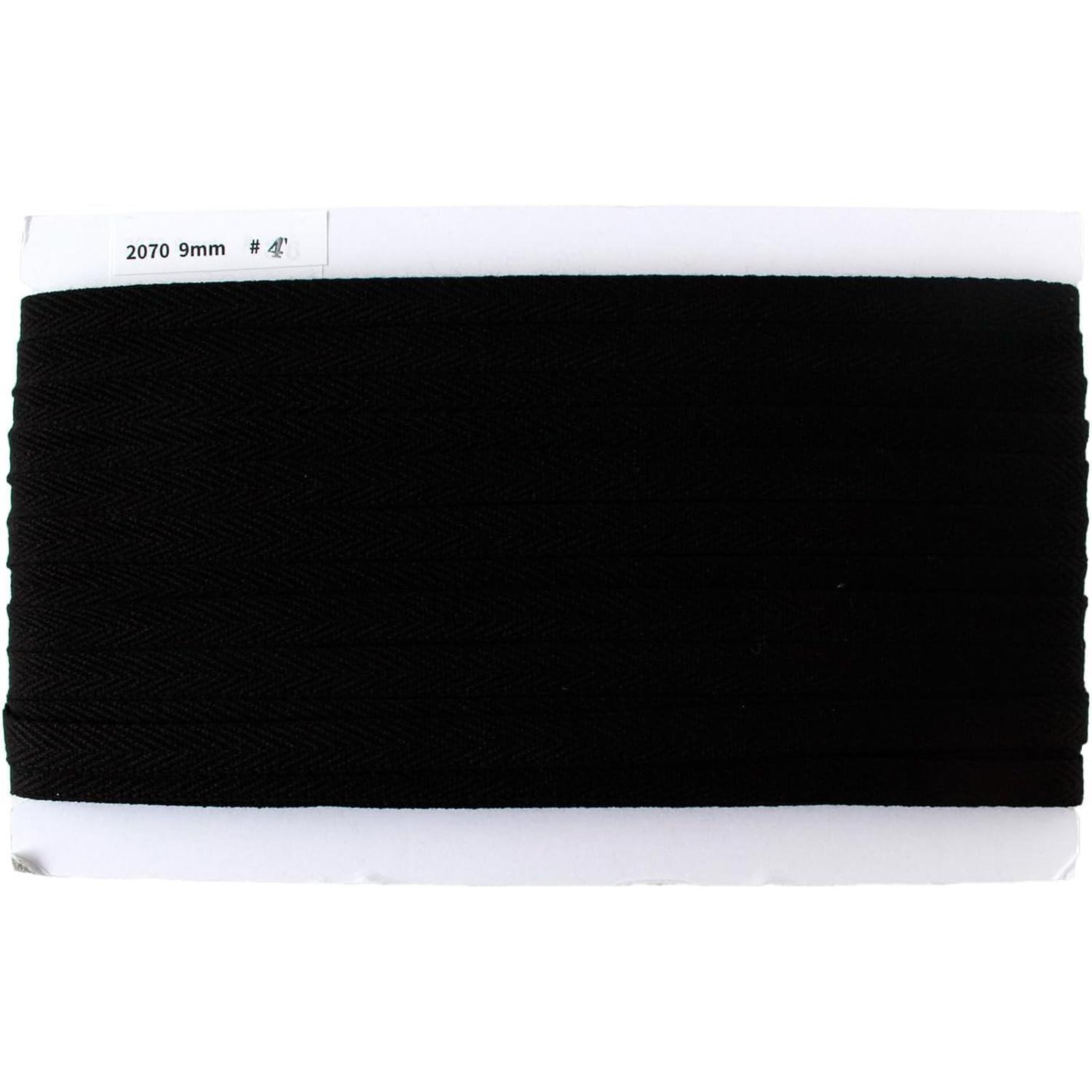 Nippon Chuko Twill Tape Width 9mm × 50m Roll Black IC2070-4