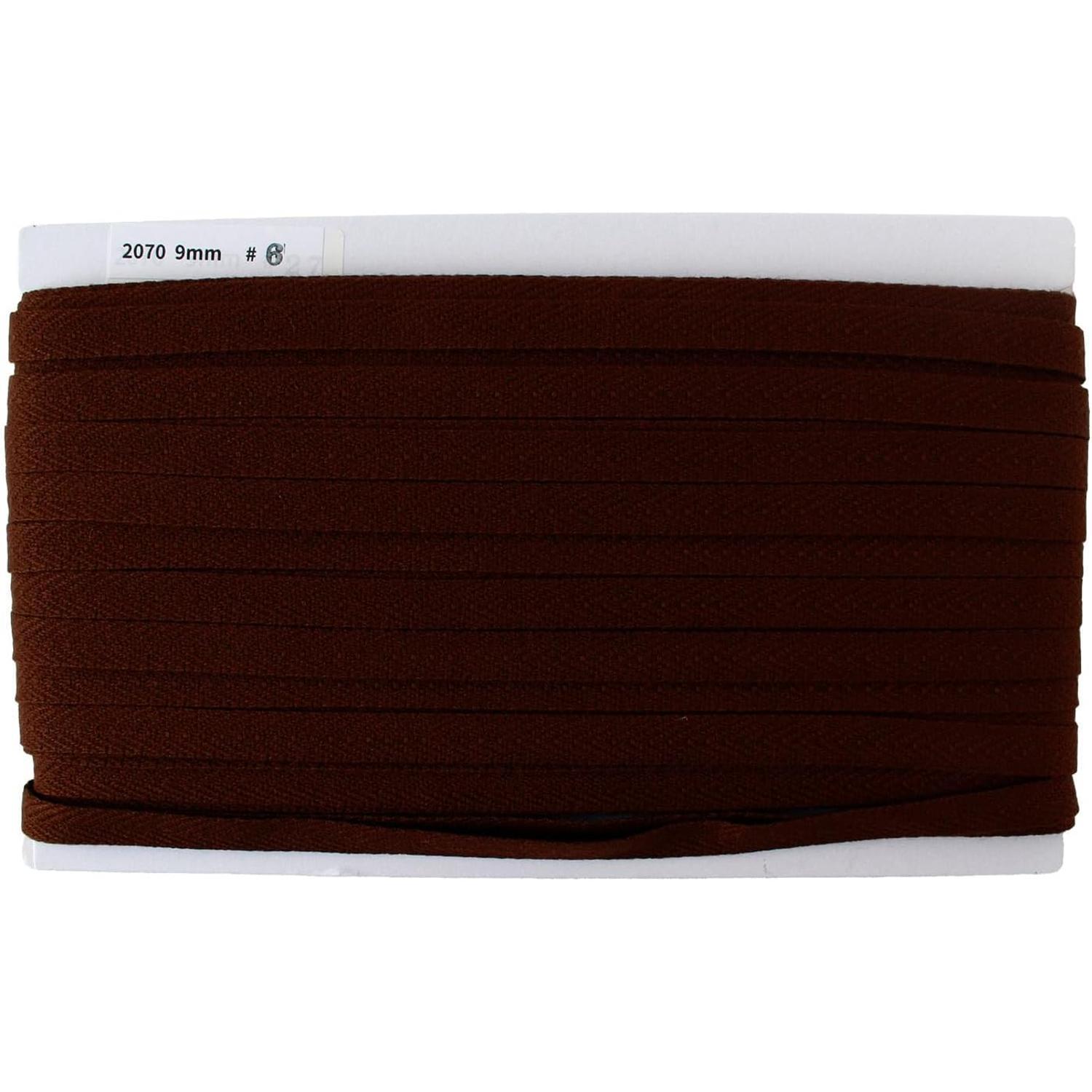 Nippon Chuko Twill Tape Width 9mm × 50m Roll Dark Brown IC2070-6