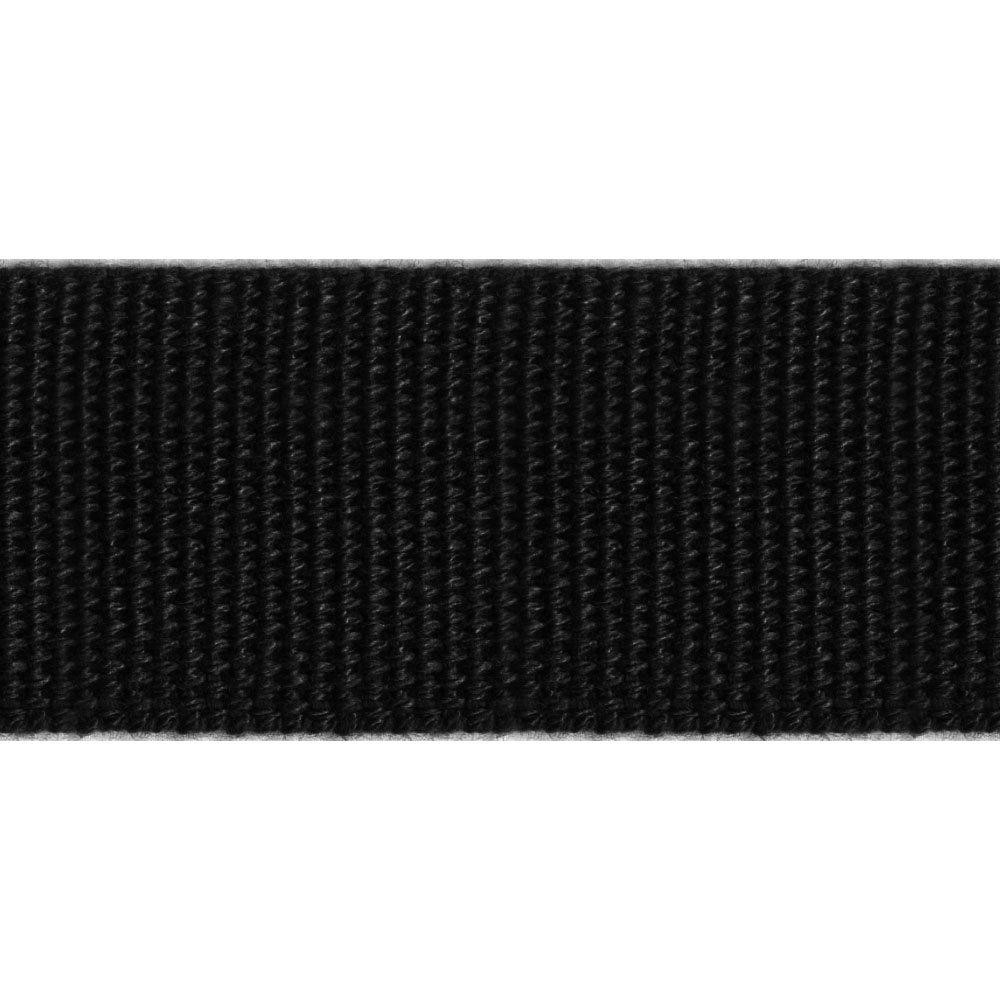 Nippon Chuko NBK Burberry Woven Tape 25mm Width × 10m Roll Black BB250-10M-536