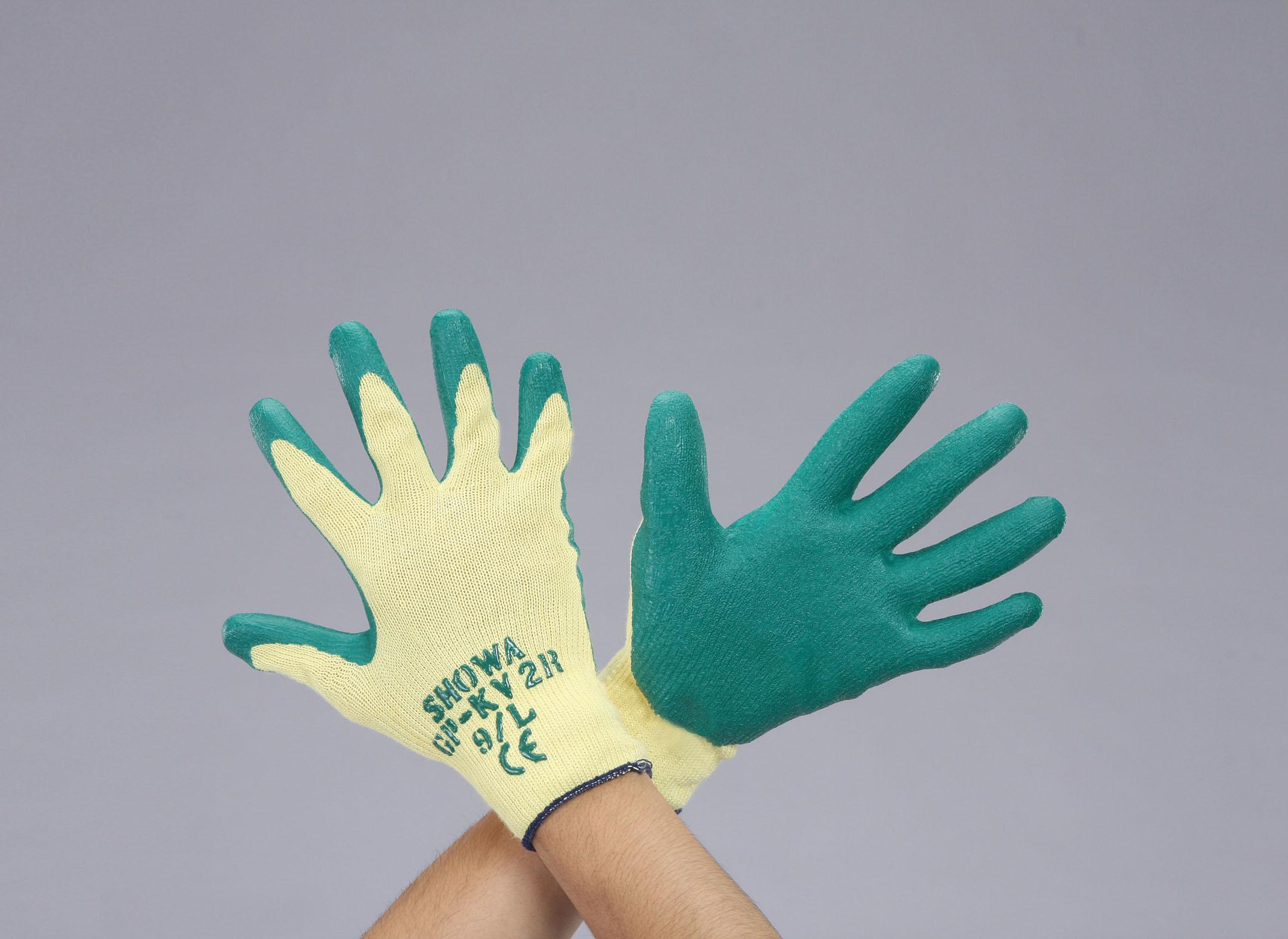 [L] Gloves (Cut-resistant/Kevlar, polyester, nitrile-coated)