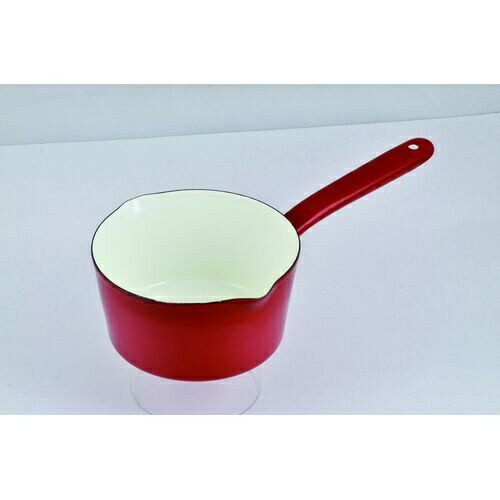 Pearl Metal Petit Cook Enamel Milk Pan 15cm Red