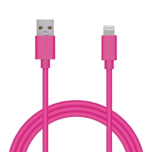 ELECOM Lightning Cable for iPhone Charging Cable Standard Apple Certified 1m Pink MPA-UAL10PN