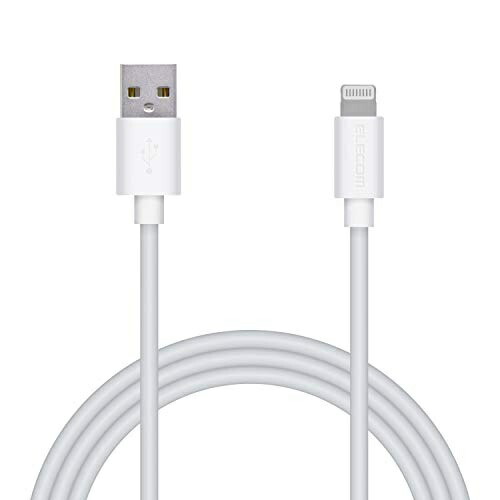 ELECOM Lightning Cable for iPhone Charging Cable Standard Apple Certified 1m White MPA-UAL10WH