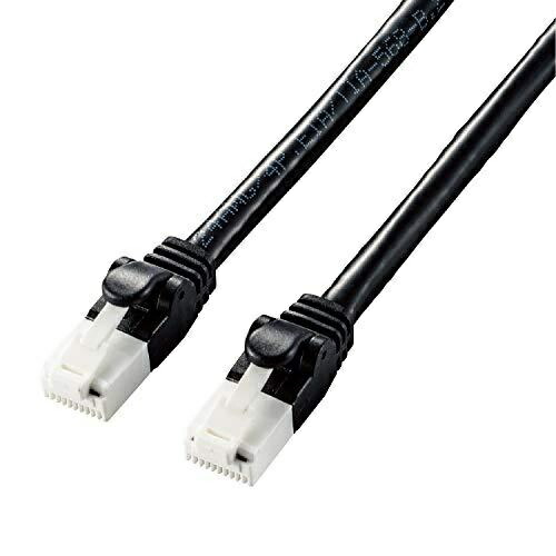 ELECOM LAN Cable CAT6A with Clip-Proof Design 7.0m Black LD-GPAT/BK70