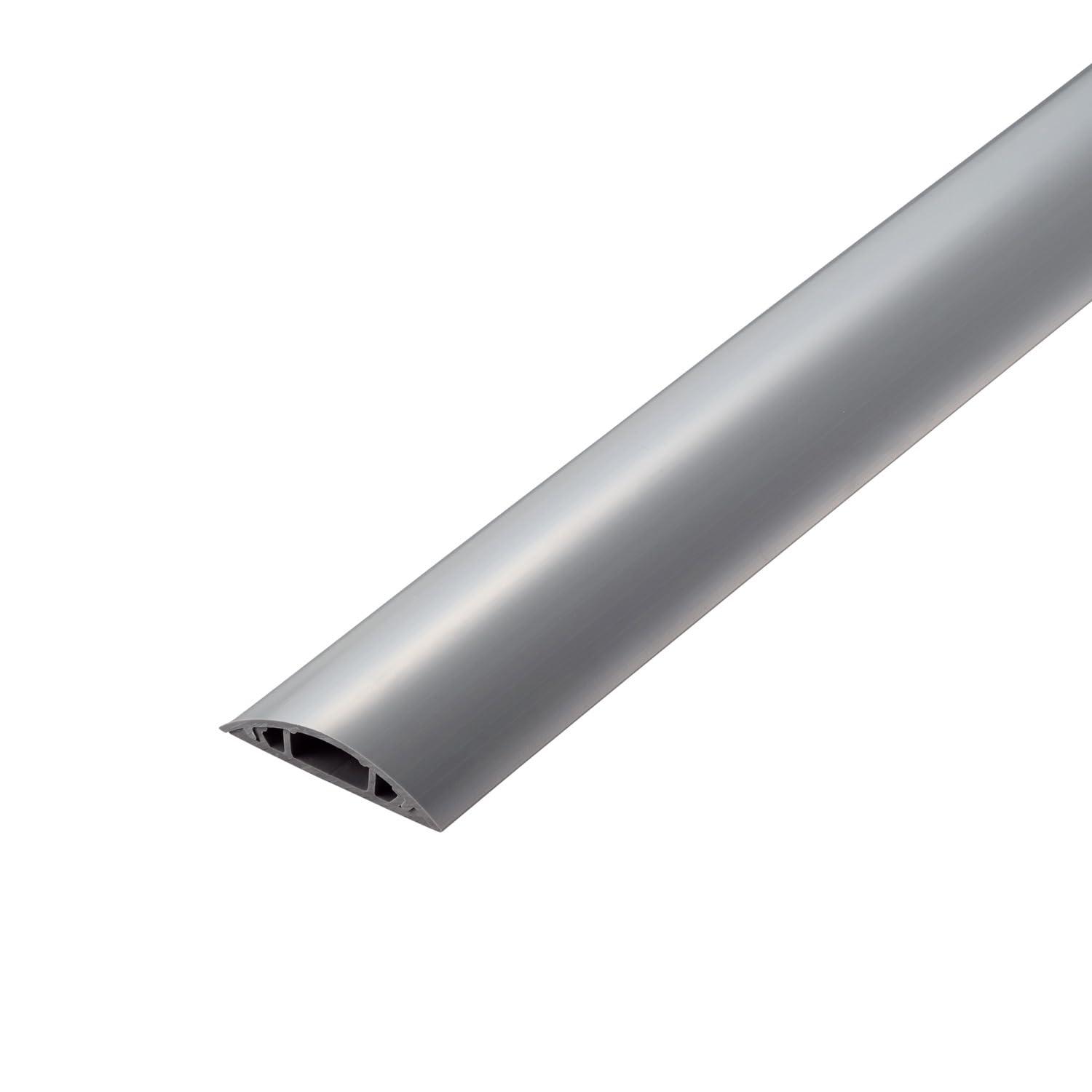 ELECOM Cable Cover Floor Molding 1m Width 54mm PVC Gray LD-GA1407MGY