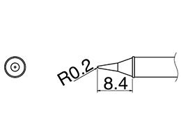 R0.2mm Replacement Soldering Tip (for EA304AL)