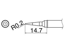 R0.2mm Replacement Soldering Tip (for EA304AL)