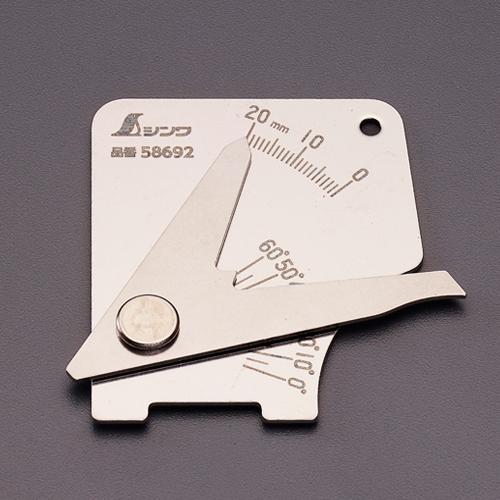 Welding Gauge (Stainless Steel/Lightweight)  56×48×5mm