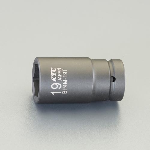 ESCO 1/2" DR x 24mm Semi-Deep Impact Socket (with Pin & Ring) EA164KE-224