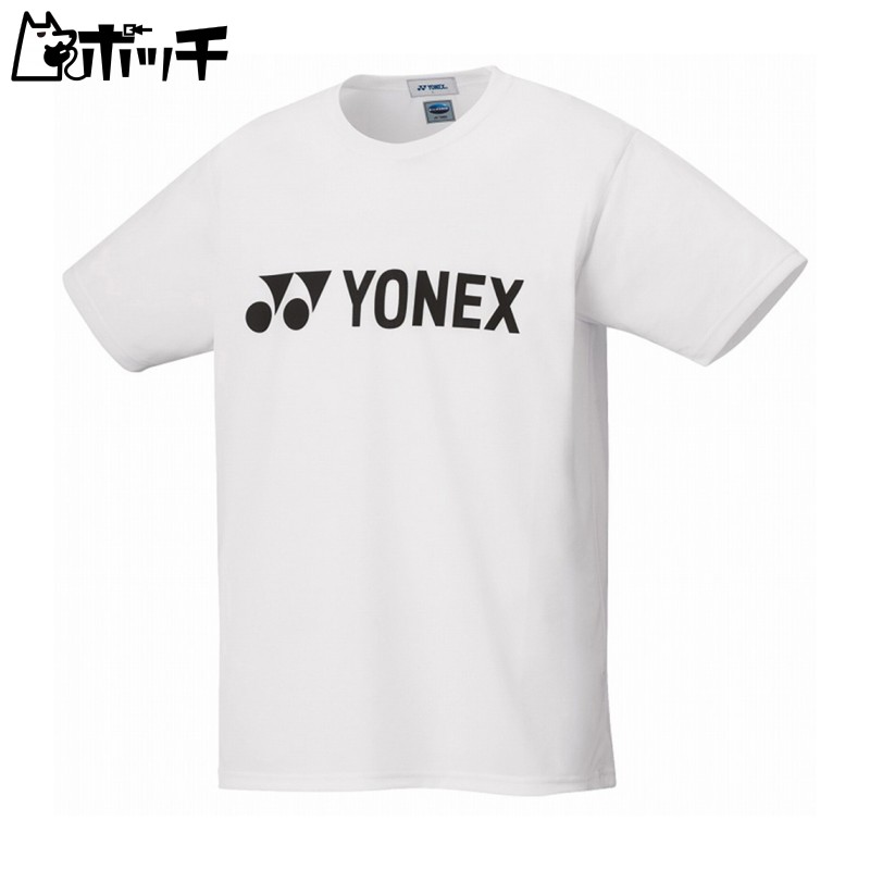 [Yonex] Short-Sleeve Shirt UNI Dry Shirt Men's White (011) Japan SS (Equivalent to Japanese Size XS)