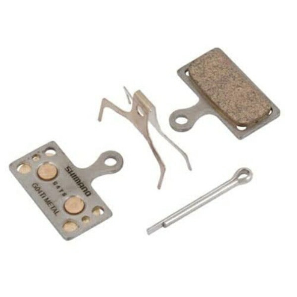 SHIMANO Repair Parts Disc Brake Pads G04TI Metal Non-Fin 1 Pair IBPG04TIMXA