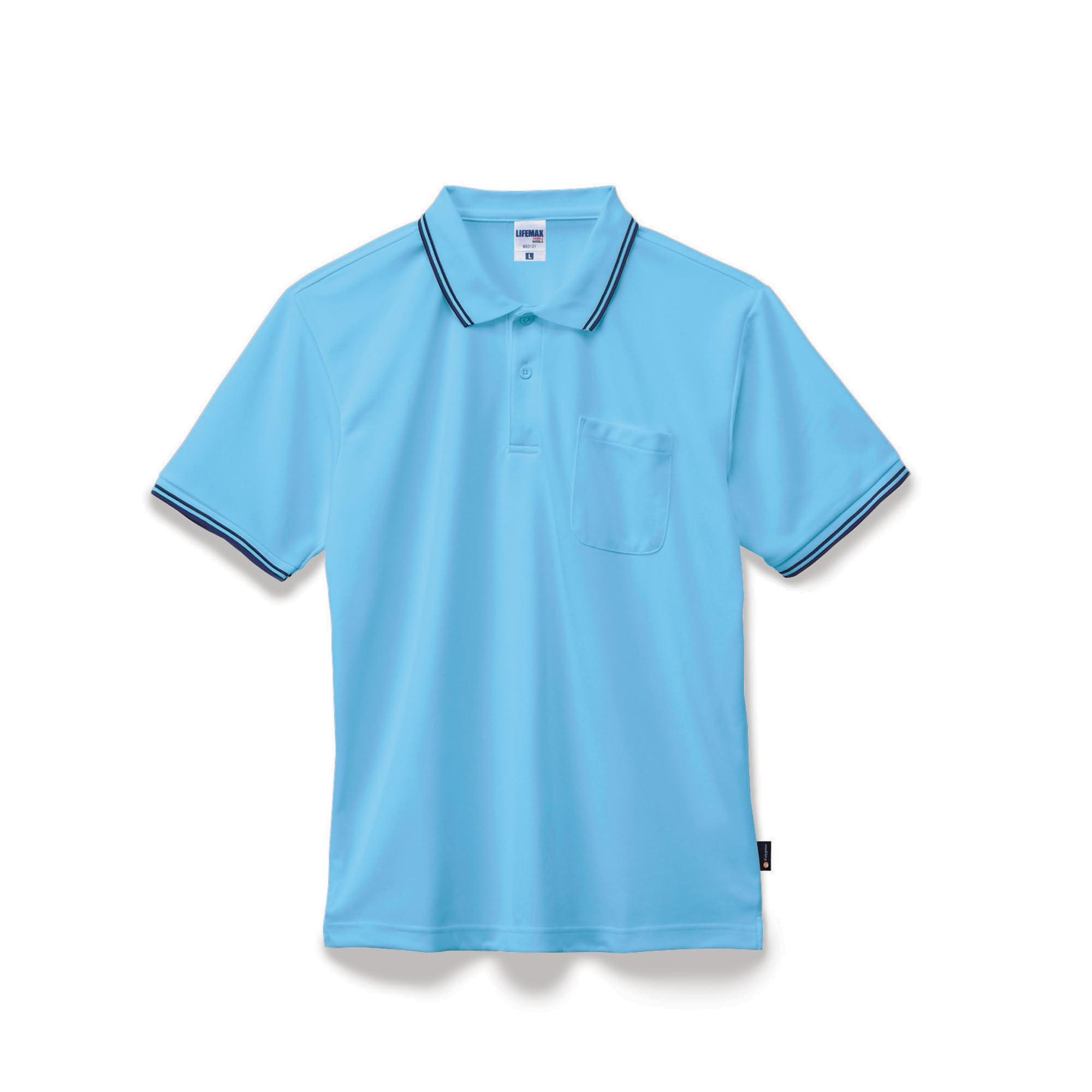 [LifeMax] Polo Shirt MS3121 Sax 5L