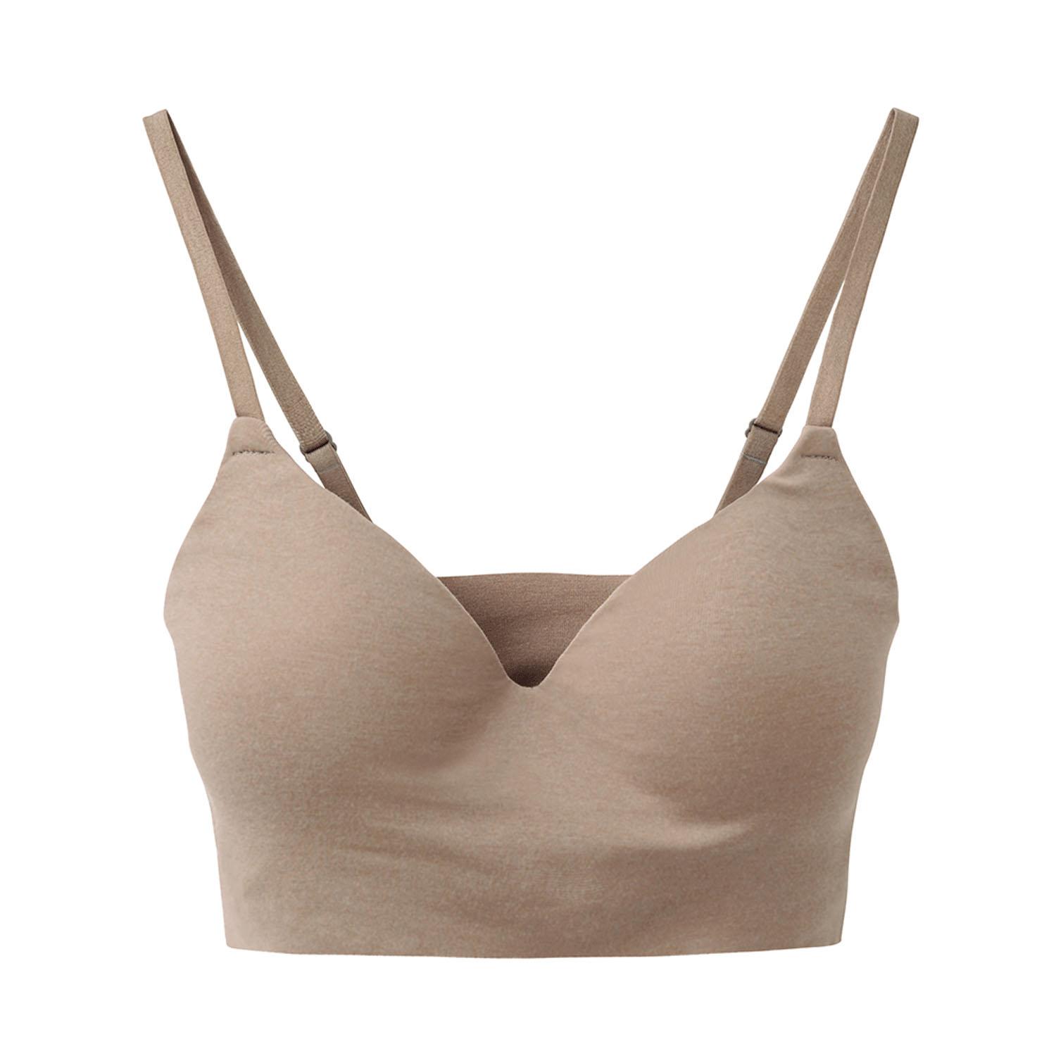 [GUNZE] Non-Wire Bra KIREILABO Kirei Labo Spring/Summer Edition Summer Bra Molded Cup Slip-On Style Women's new Veil Brown