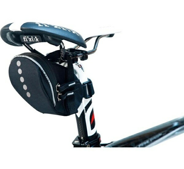 Ostrich Saddle Bag [SP-101] Black