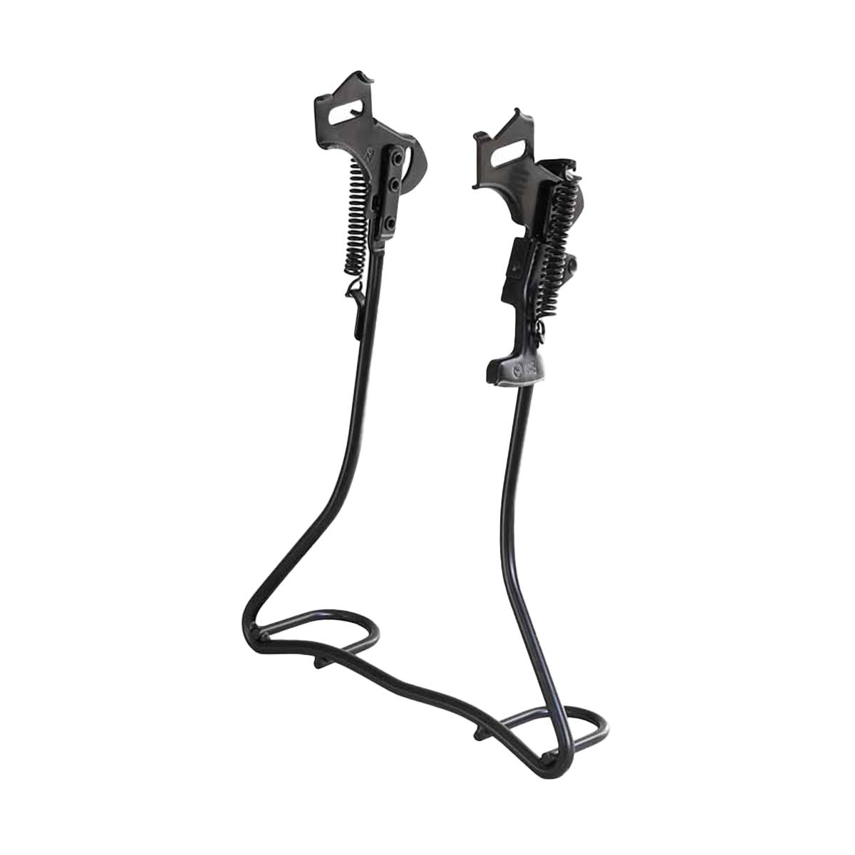 SHOWA INDUSTRIES Dual-Purpose Stand for Fixed Gear Bikes For Bikes Without Derailleurs / Internal Gear Hubs Feature-Rich Wide Dual-Purpose Stand W-13AL 26 ED 26-inch Cationic Black