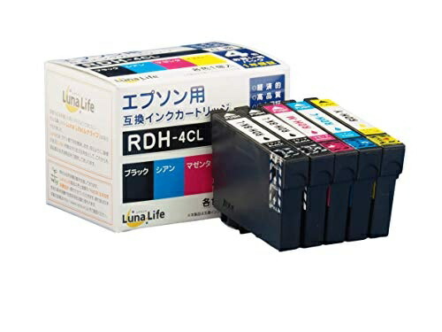 World Business Supply Luna Life Compatible Ink Cartridge for Epson RDH-4CL, 5-Pack with 1 Free Black Cartridge