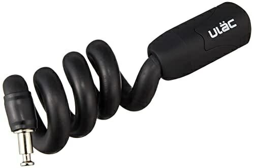 Ulac Bicycle Shape-Memory Wire Lock Y10M AVENIR (Avenir) Black