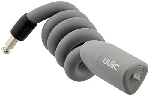 Ulac Bicycle Shape-Memory Wire Lock Y10M AVENIR (Avenir) Gray