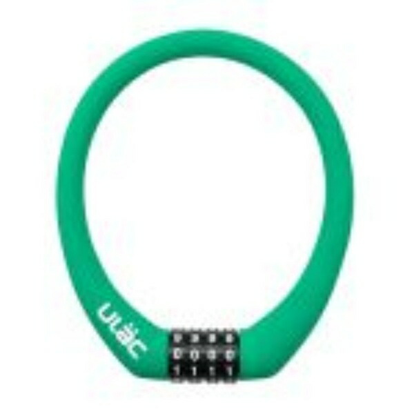 Ulac Bicycle Lock Mini Silicone Steel Cable Lock A-1C PRAGUE GO Blue