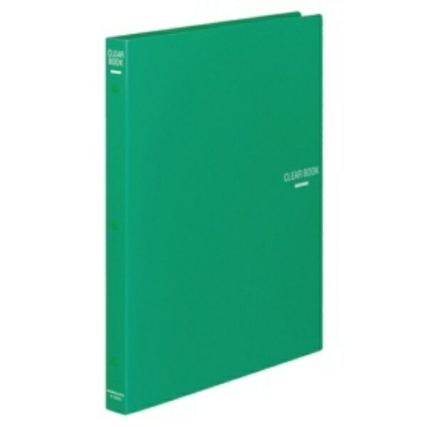 KOKUYO File Clear Book Refillable A4 Vertical 30-Hole Green RA-320G