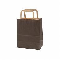 HEIKO Paper Bag H25 Charm Bag 18-1 (Flat Handle) Unbleached Dark Brown 50 Sheets