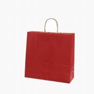 Shimojima Heiko Handle Paper Bag 25CB 3-Year Unbleached Kraft Red 32x11.5x31cm 50 Sheets Red 003251203