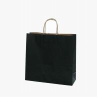 Shimojima Heiko Handle Paper Bag 25CB 3-Year Unbleached Kraft Black 32x11.5x31cm 50 Sheets Black 003251211