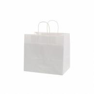 HEIKO Handle Paper Bags 25 Charm Bags 30-21 Unbleached Plain White 50 Sheets 003267120