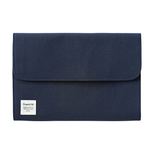 Rihitora Accordion Pouch L Navy A7702-11