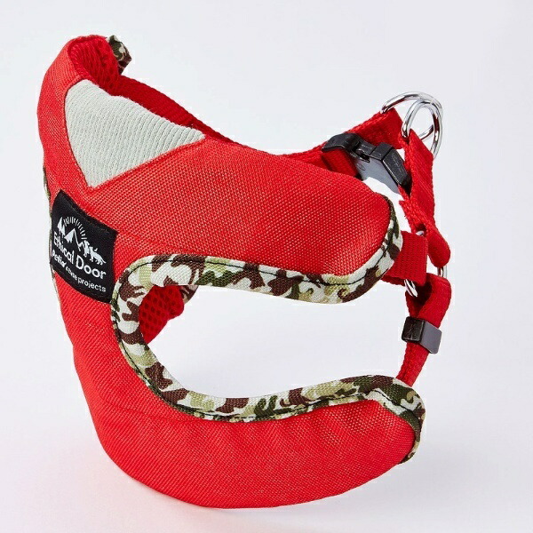 Petio Ethical Door Camo Vest Harness Red Dog M Size