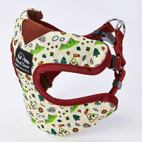 Petio Ethical Door Camp Vest Harness Cream Dog M Size