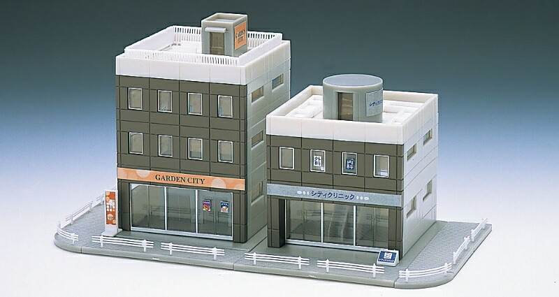 TOMYTEC TOMIX N Gauge Square Building Set Brown 4051 Railroad Model Accessories