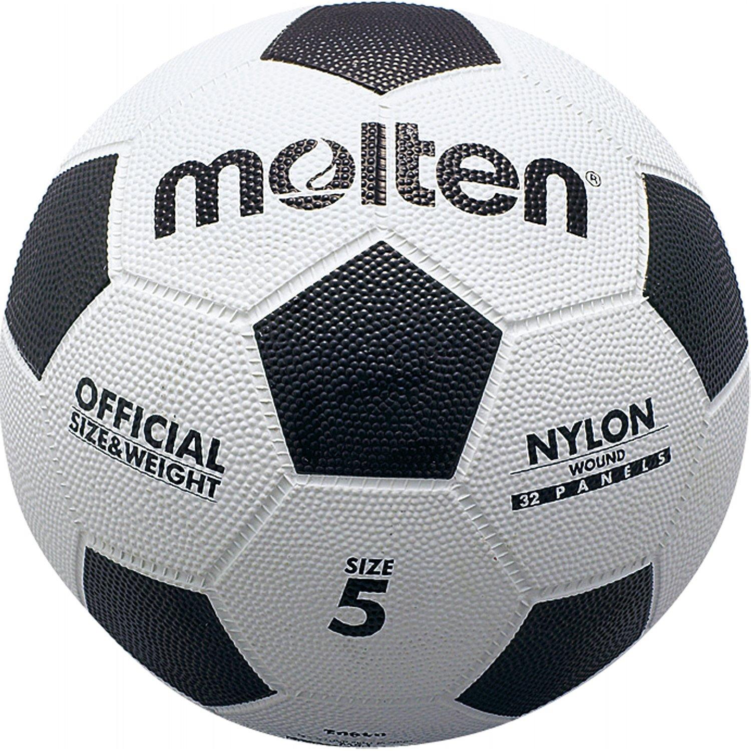 Molten Soccer Ball, Tortoise Shell Rubber, Size 5, F5W